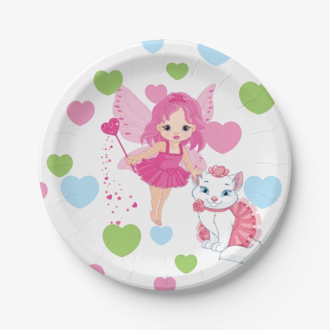 Plato De Papel Princesa (Anverso)