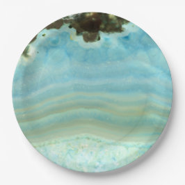 Plato De Papel Princesa cristalina Pattern de la piedra preciosa