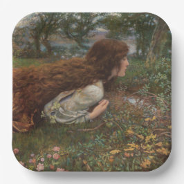 Plato De Papel Princesa fuera de la escuela (por E.R. Hughes)