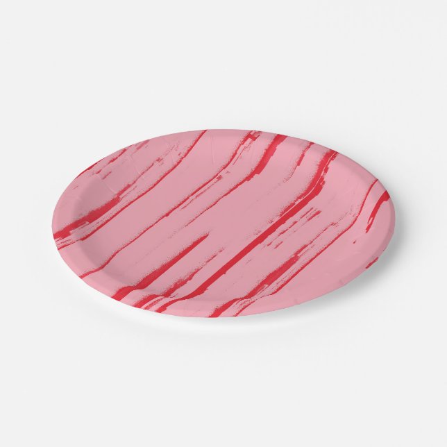 Plato De Papel Príncipe Rosa de Nueva York (Angular)