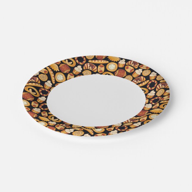 Plato De Papel Productos de panadería (Angular)