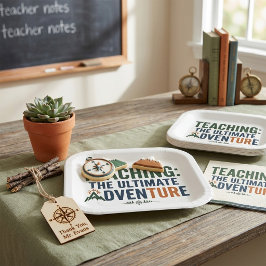 Plato De Papel Profesor de Outdoor Ultimate Adventure 