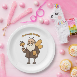 Plato De Papel Professor Bumble Party Plates