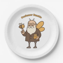 Plato De Papel Professor Bumble Party Plates