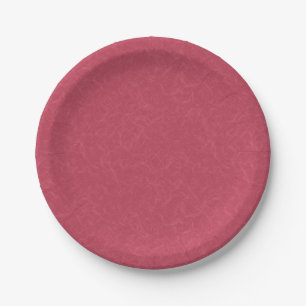 Plato De Papel Profundo patrón de remolino texturizado rosa