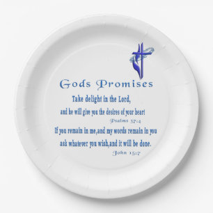 Plato De Papel Promesas de dioses