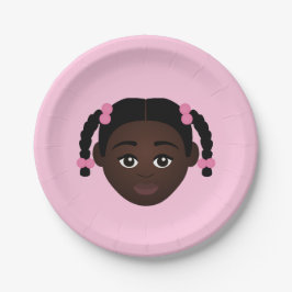 Plato De Papel #Proud2BNaturalMe Elige-Mi-Complexión Cumpleaños