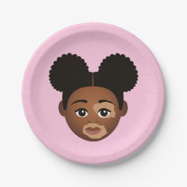 Plato De Papel #Proud2BNaturalMe Elige-Mi-Complexión Cumpleaños