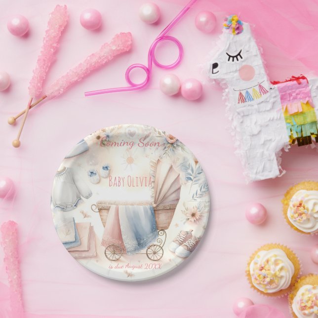 Plato De Papel Próxima invitación a la invitación (Fiesta)