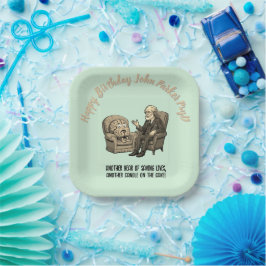 Plato De Papel psichology BIRTHDAY PARTY green anti-stress