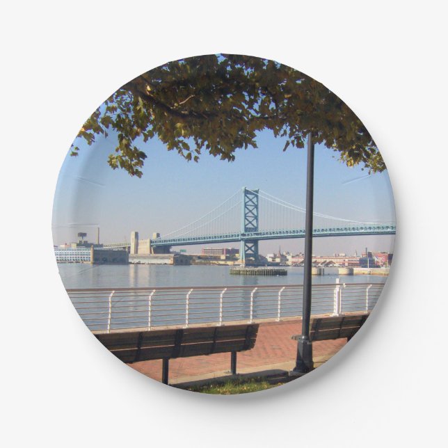 Plato De Papel Puente Camden NJ (Anverso)