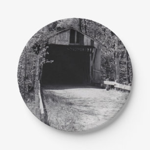 Plato De Papel Puente cubierto