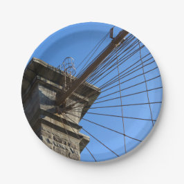 Plato De Papel Puente de Brooklyn 01