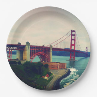Plato De Papel Puente Golden Gate