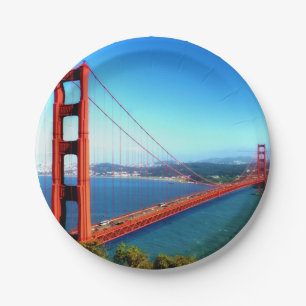 Plato De Papel Puente Golden Gate - San Francisco