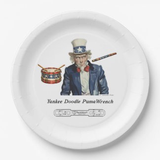 Plato De Papel PumaWrench Yankee Doodle