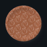 Plato De Papel Pumpkin Terracotta Bohemian Earthy Baby Shower<br><div class="desc">Disfrute de la calidez del otoño con nuestra colección de ducha de bebé terracota bohemias. Con un elegante motivo de calabaza y tonos rústicos naranjas quemados, este conjunto incluye invitaciones, carteles, tarjetas de agradecimiento y decoración muy bien elaboradas. Perfecto para crear una celebración acogedora, inspirada en el boho, con tonos...</div>