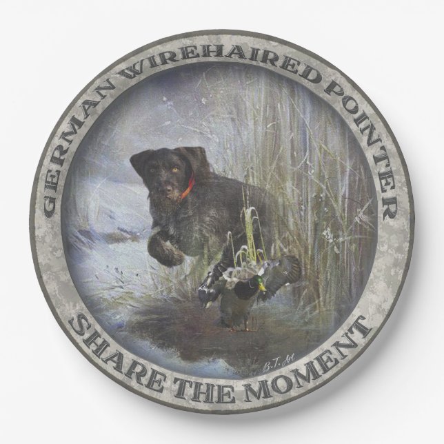 Plato De Papel Puntero inalámbrico alemán (Anverso)