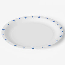 Puntos azules Azure Blanco