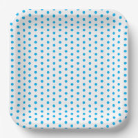 Puntos de Polka Azul Brillante Preppy Múltiples us