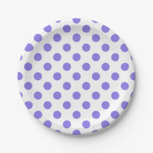 Puntos de polka periwinkle