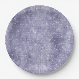 Plato De Papel Purple Dream Sparkle