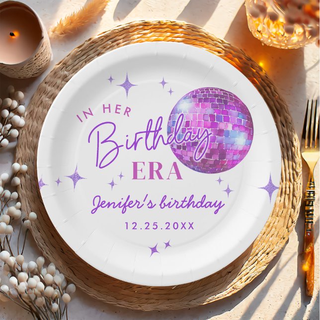 Plato De Papel Purple En La Música De Mi Era De Cumpleaños (Subido por el creador)