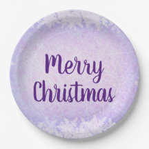 Purple Frost Merry Christmas