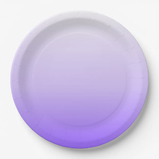 Plato De Papel Purple Ombre Gradient