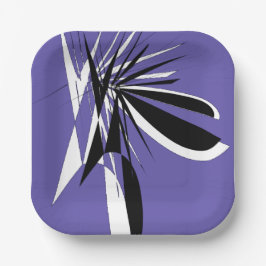 Plato De Papel purple plastic cardboard platesAssiettes en carton