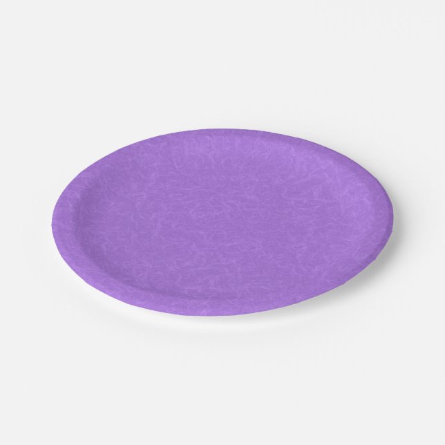 Plato De Papel Purple textured surface with swirling pattern (Angular)