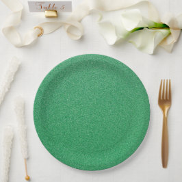 Plato De Papel Purpurina verde, espárrago, fondo Purpurina