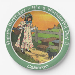 Plato De Papel Pussy-Cat, ¿Dónde Has Estado? Fiesta de cumpleaños