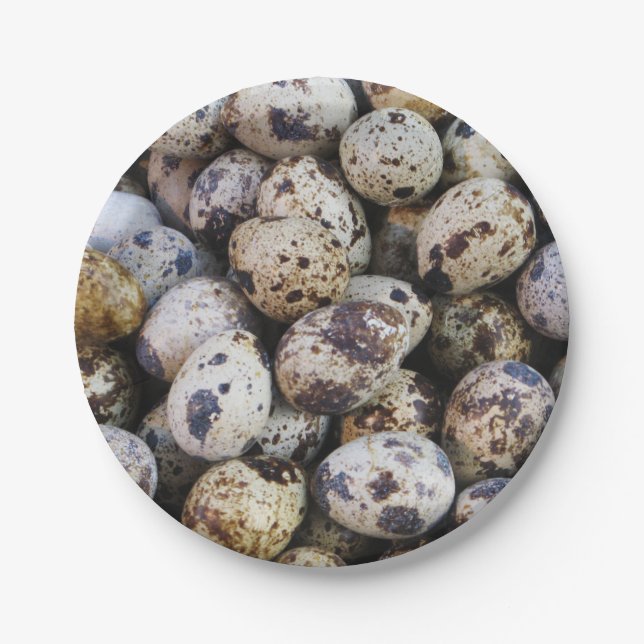 Plato De Papel Quail Eggs (Anverso)