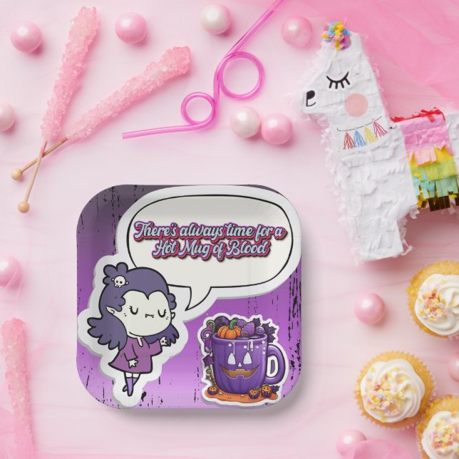 Plato De Papel ¡Qué Halloween! 👻 (Fiesta)