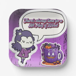 Plato De Papel ¡Qué Halloween! 👻