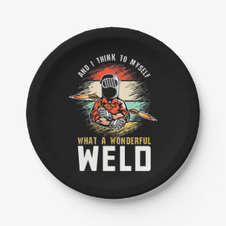 Plato De Papel Qué Maravilloso Fuego