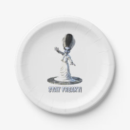 Plato De Papel ¡Quédate freaky! Novia de Frankenstein