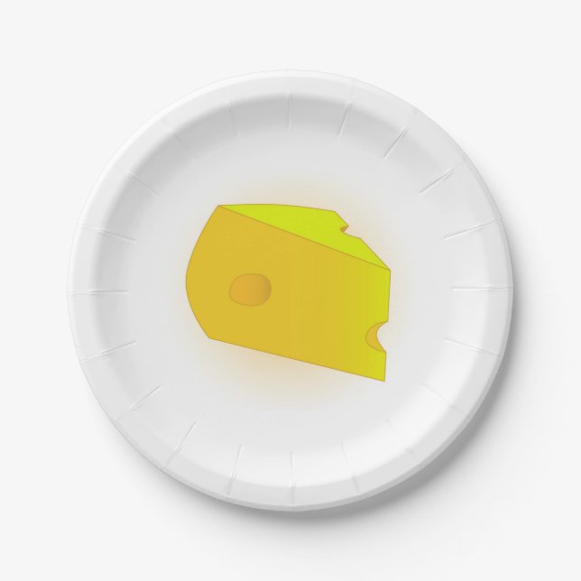 Plato De Papel Queso (Anverso)
