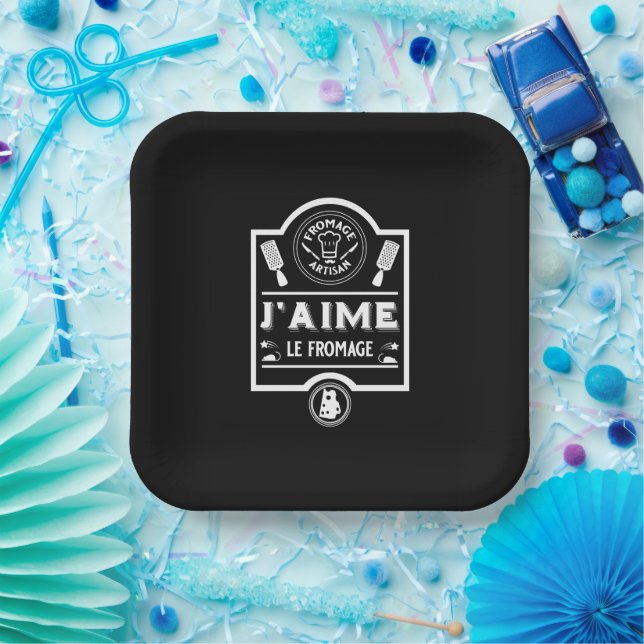 Plato De Papel Queso Eaters (Fiesta)