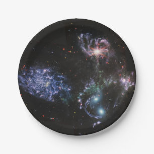 Plato De Papel Quinteto del telescopio espacial JWST James Webb S