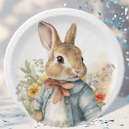 Plato De Papel Rabbit Peter