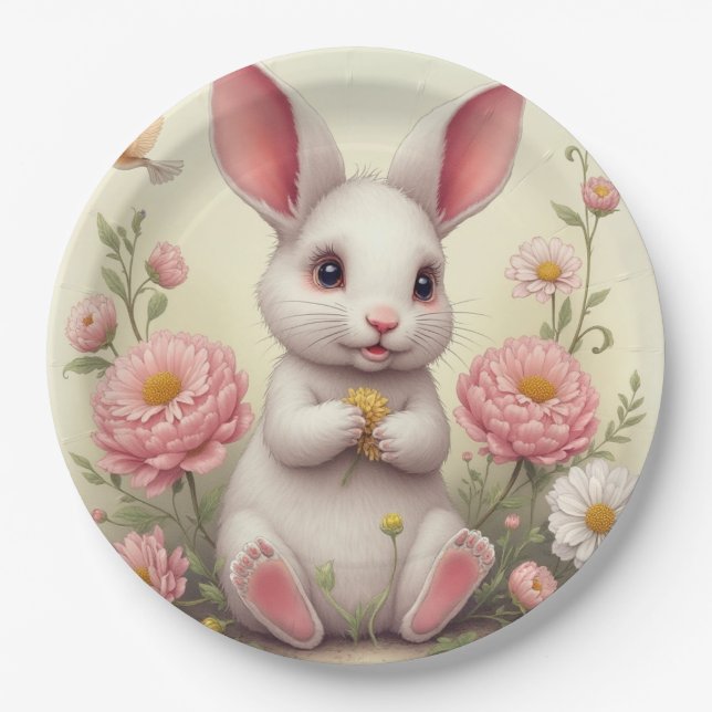 Plato De Papel Rabit (Anverso)