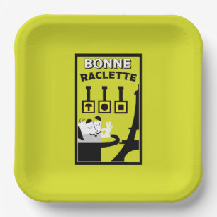 Plato De Papel Raclette francés