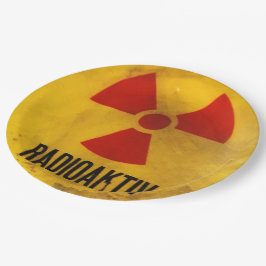 Plato De Papel radiactivo