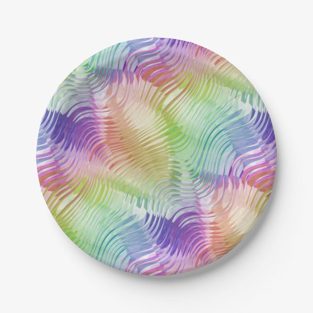 Plato De Papel rainwave ultradeluxe : (Anverso)