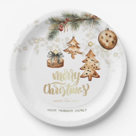 Plato De Papel Rama de árbol, Adornos, Estrellas
