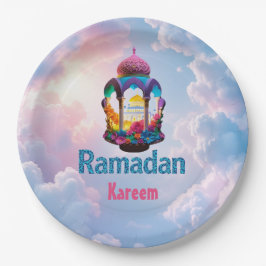 Plato De Papel Ramadan Kareem