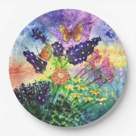 Plato De Papel Ramo del Bluebonnet