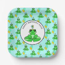 Rana personalizada Feliz cumpleaños